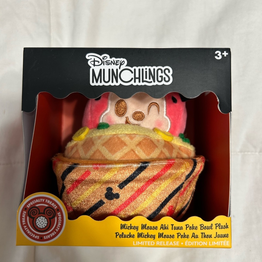 Disney Munchlings Mickey Mouse Ahi Tuna poke bowl NWT signing event exclusive